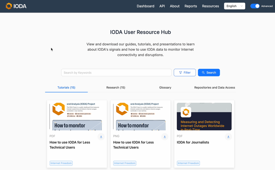 IODA Launches New User Resource Hub